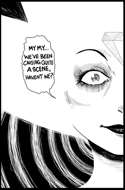 Anonymous said: Could I request a Junji Ito style white diamond? Answer: