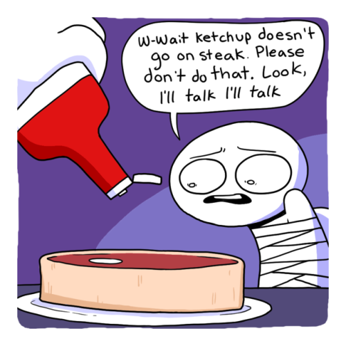 icecreamsandwichcomics:ketchup on everythingFull Image -...