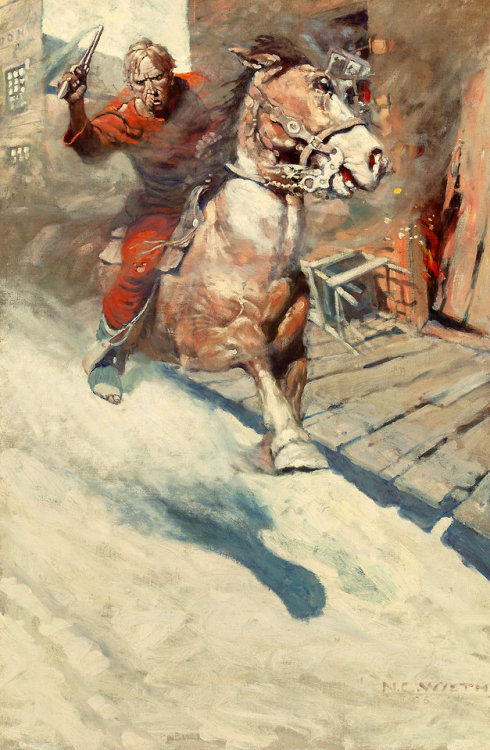 N.C. WYETHMr. Cassidy Saw A Crimson Rider Sweep Down Upon...