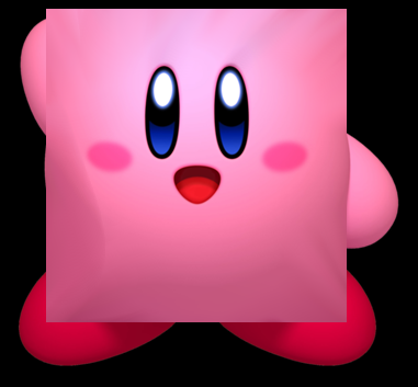 square kirby plush