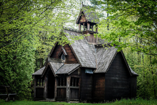 evilbuildingsblog:Evil Chapel at Björklunden - Door county...