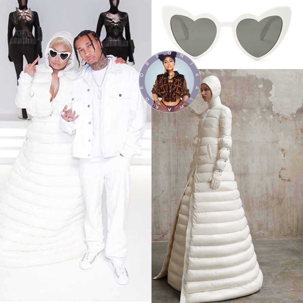 Onikagram Dip Video Nicki Wears Saint Laurent Sunglasses