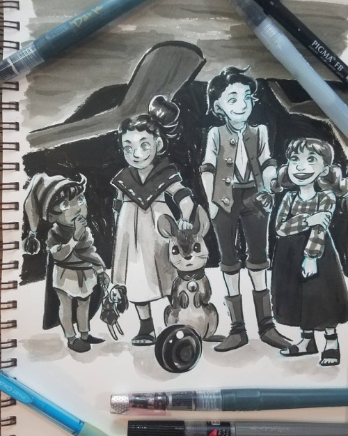 #Inktober2018 Day 2- Villager LilliputiansVillagers dont live...