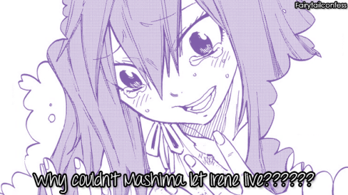 fairytailconfess:Why couldn’t Mashima let Irene live??????...