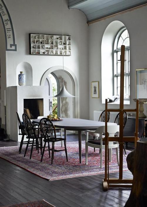 Kitchen in a former church | photos by Helene BernstoneFollow...