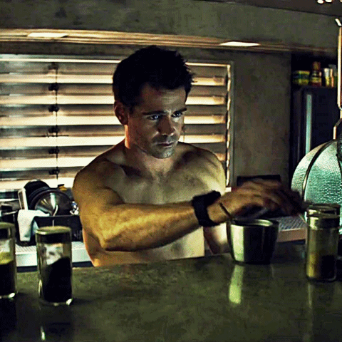 a piece of art colin farrell total recall gif mine