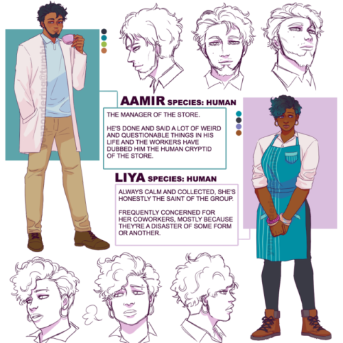 yenpondering:finally got around to designing Worker’s coworkers...