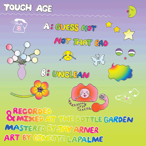 I did the art for Tough Age’s new 7inch EP ~~~ listen here!!!