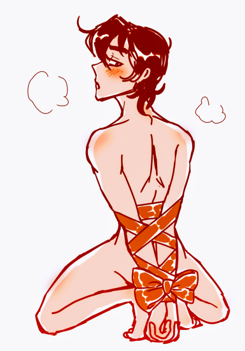 sub-keith:“I’m your present.”all wrapped up for a certain...