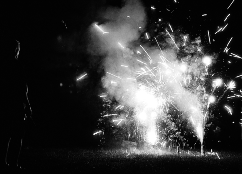 tofixtheshadows:Summertime fireworks on 35mm film.