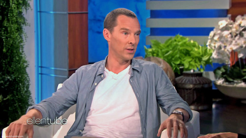 wurwurz:Benedict Cumberbatch on The Ellen Show, Sept. 2018...