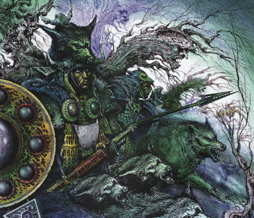 phantastische-illustrationen:Hunter (Illustrator - Ian Miller)