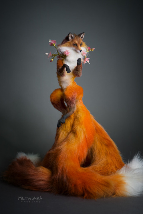 fox art doll
