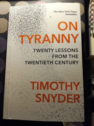 snyder on tyranny summary