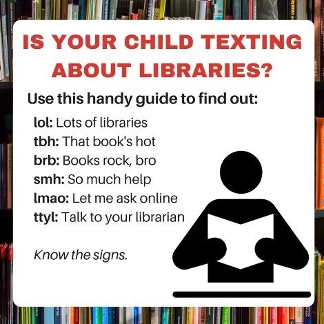 cheshirelibrary:#knowthesigns#nationallibraryweek