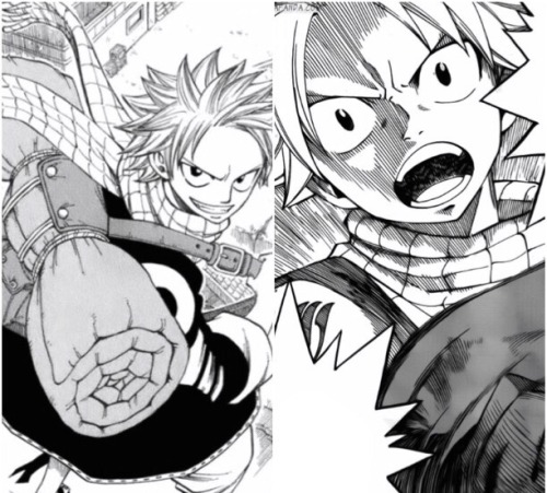 mangaplease:Fairy Tail Manga Art: Then and Now