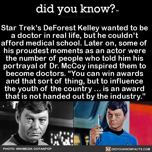 star-treks-deforest-kelley-wanted-to-be-a-doctor