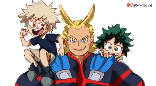 spatziline:All Might and His Sons ( Posted one week ago on...