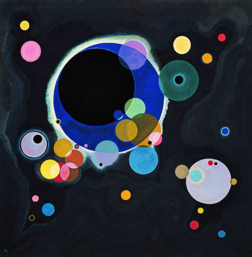 paintingispoetry:W. Kandinsky, Several Circles, 1923