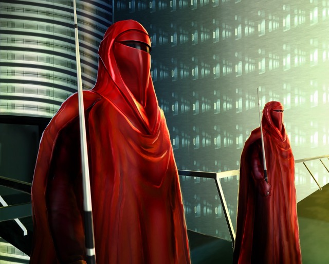 Random Star Wars Thing of The Day — The Red Guard, nicknamed Redrobes ...