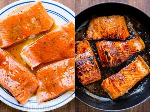 foodffs:Honey Glazed Salmon RecipeFollow for recipesGet your...