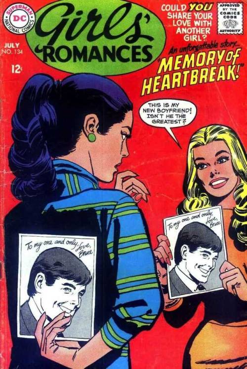 mudwerks:Girls’ Romances #134 - mis-attributed Neal Adams cover