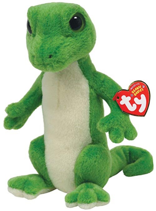 beaniebabyaday:todays beanie is: gus the gecko!