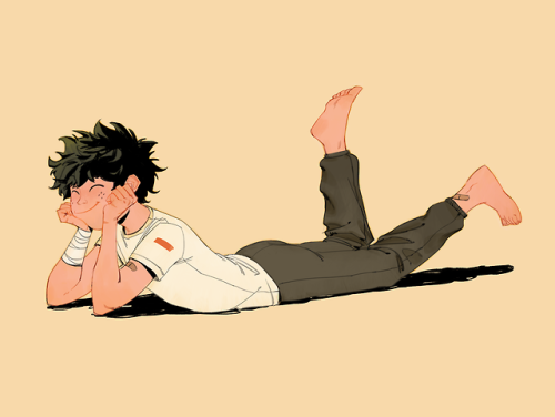 madsraa:I recently found an old sketch of Deku from last year so...