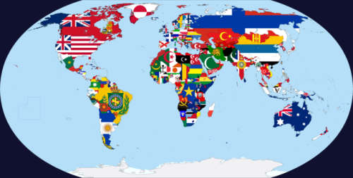 Each country’s first national flag.[[MORE]]... - Maps on the Web