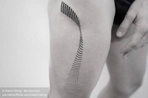 By Kevin King · Blvckwork, done at Bang Bang Tattoo, Manhattan.... big;kevinking;thigh;facebook;blackwork;twitter;geometric