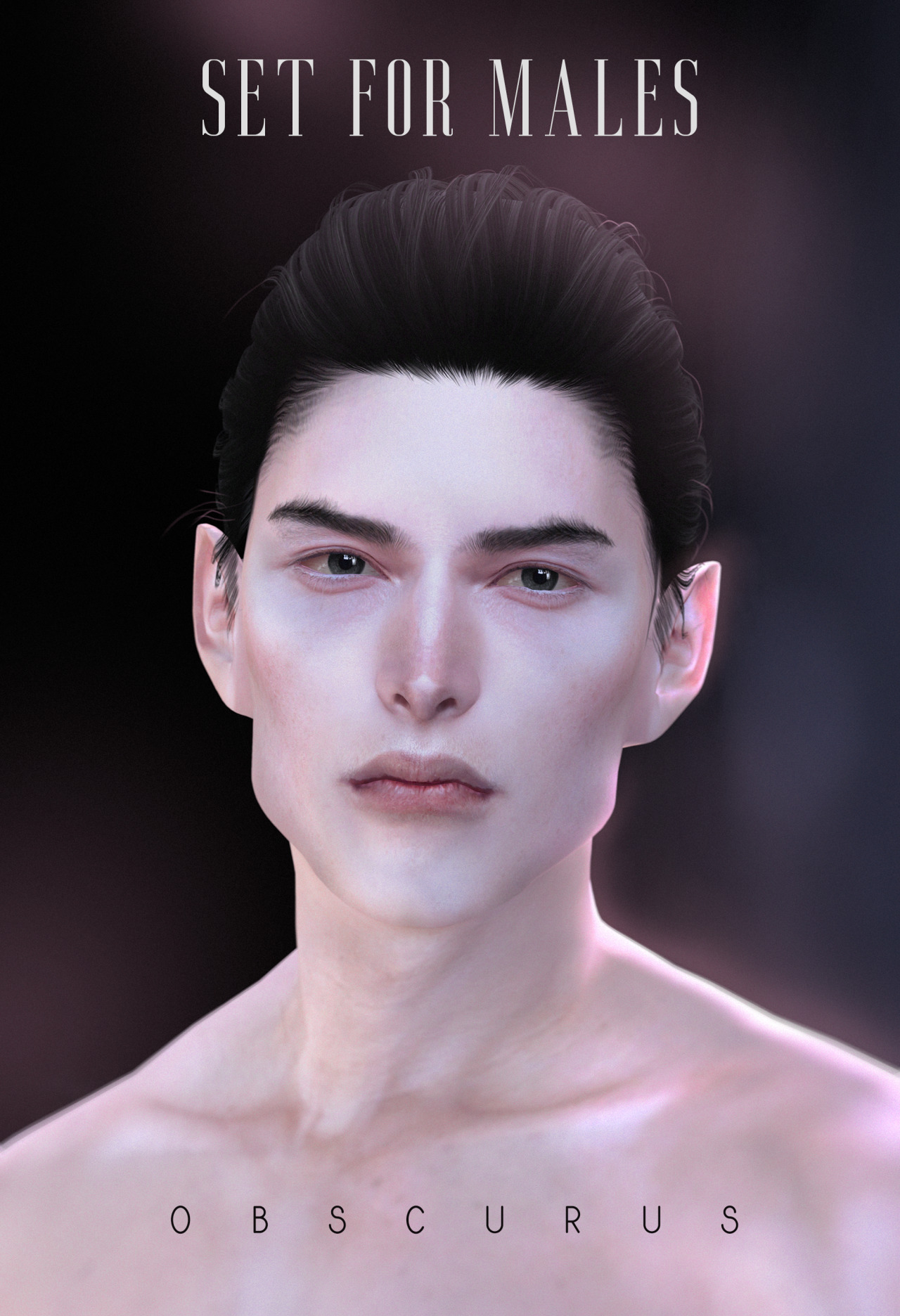 Natural Lips Set Obscurus Sims On Patreon The 4 Skin N5 A 23 Colors Teen Male Simpler All In One