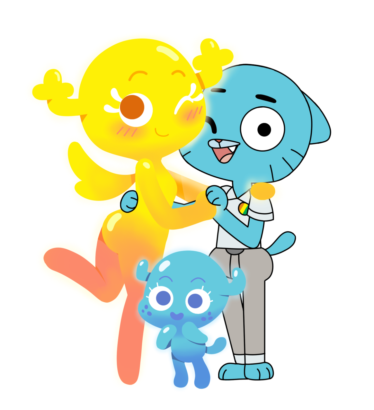 Tawog — I Like This Picture Of Gumball And Penny Gumball