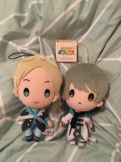 My Best Boys of Tsukiuta in plush form arrived today! Yay!Six...