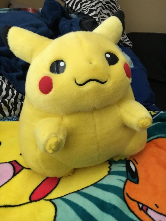 fat plush pikachu