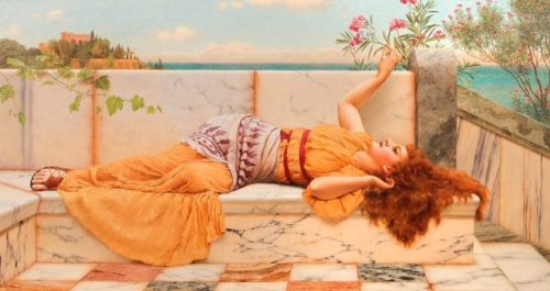 loumargi:A Happy Awakening – John William GodwardA Siesta –...