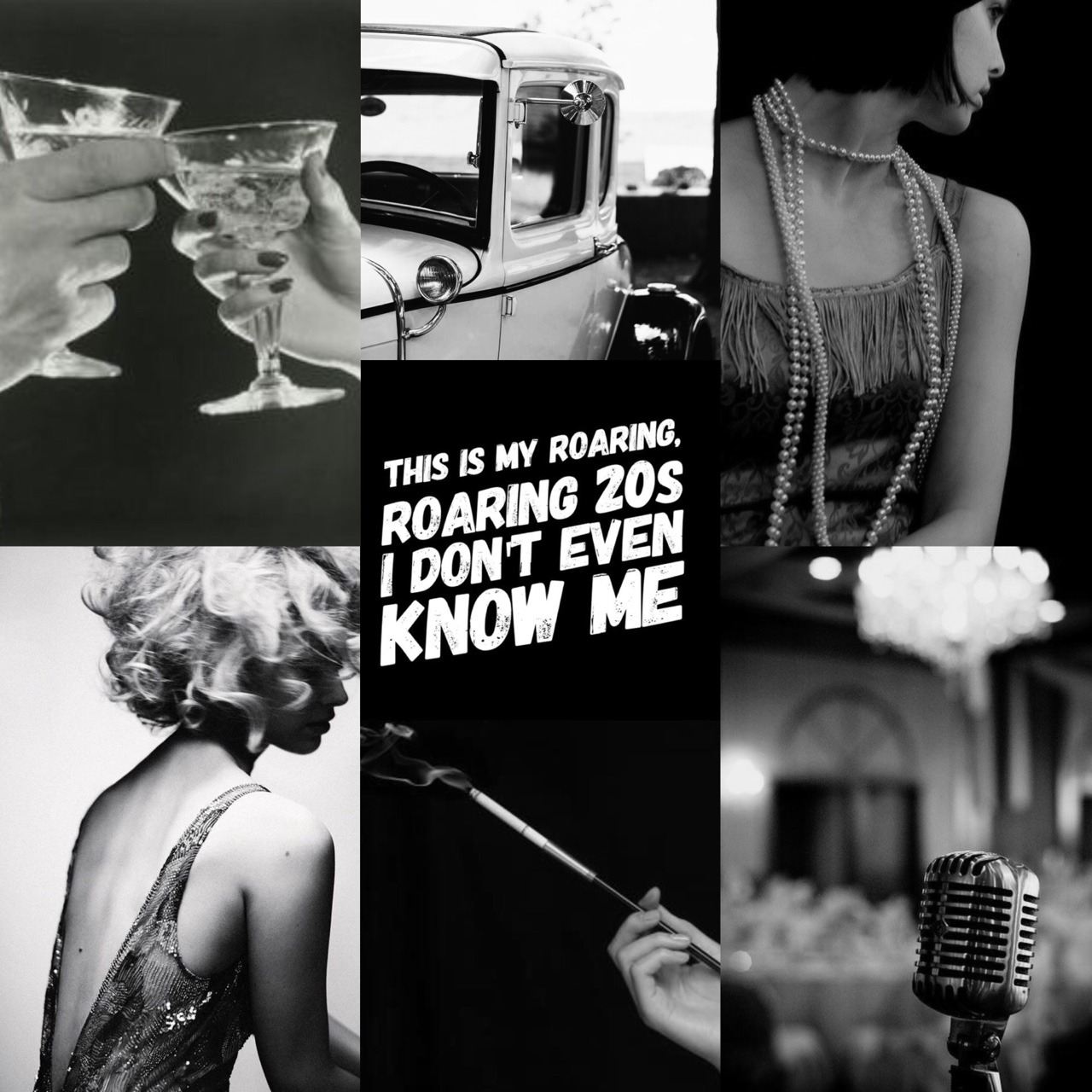 Band Moodboards Requested 1920s Black And White Panic At