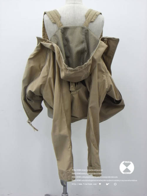final home backpack backpack strap jacket techwear year unknown y2k