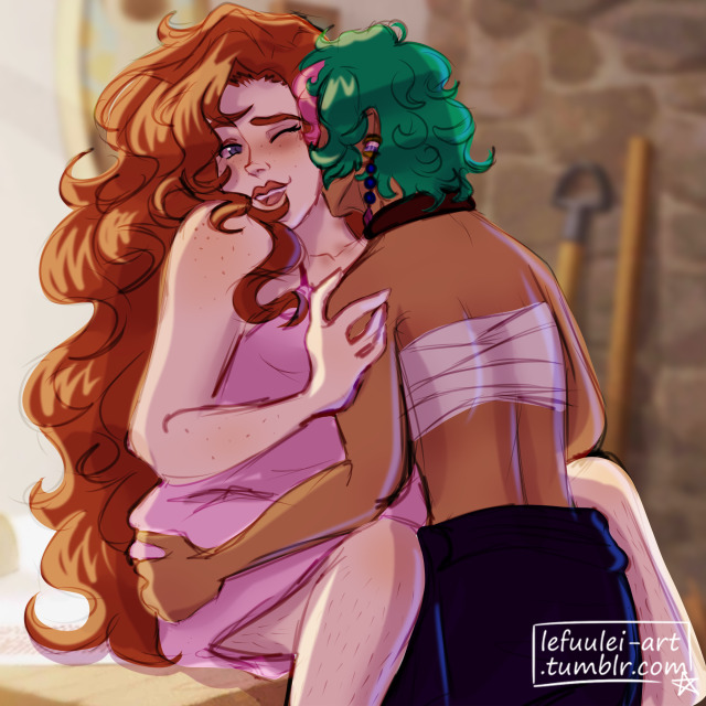 Day 4 for @lovelikeyoursfest : Fiery Kind of Love. Specifically: “You’ve been teasing me all day and now it’s time to pay the...