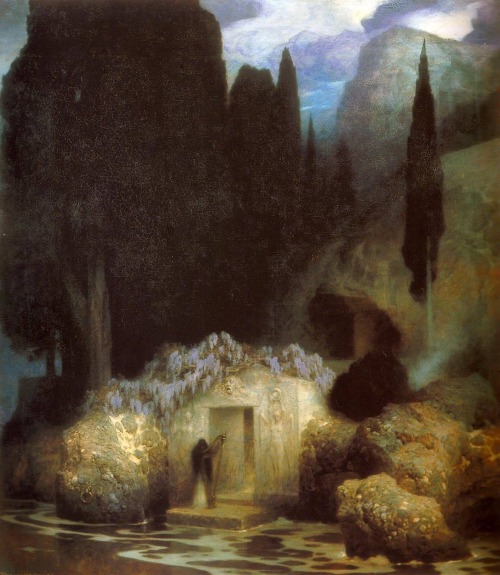 aesza:Ferdinand Keller, The Tomb of Böcklin; 1901-02