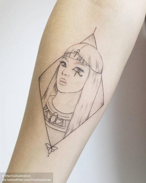 10 Best Cleopatra Tattoo Ideas Youll Have To See To Believe 
