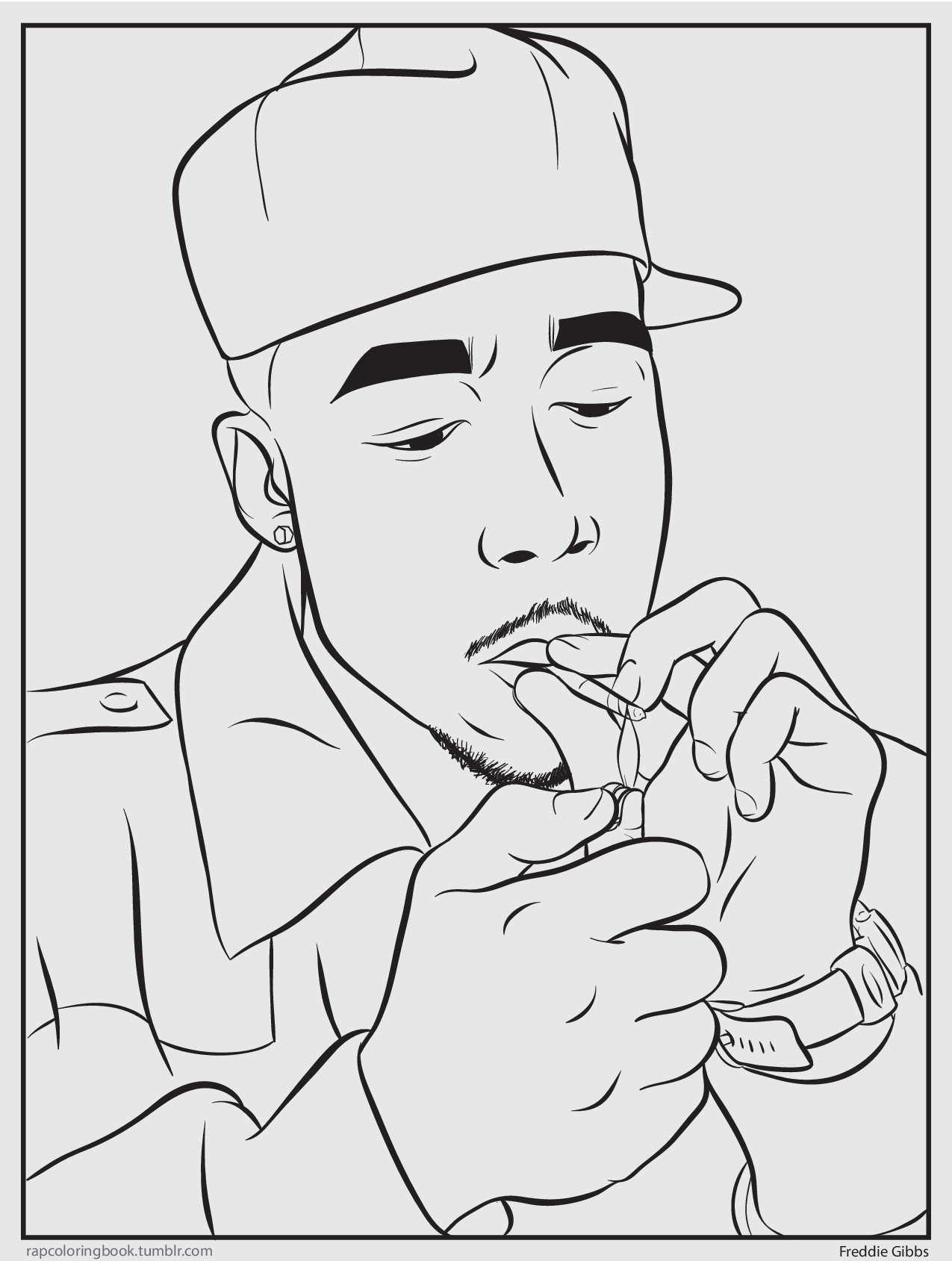 Eminem Coloring Pages