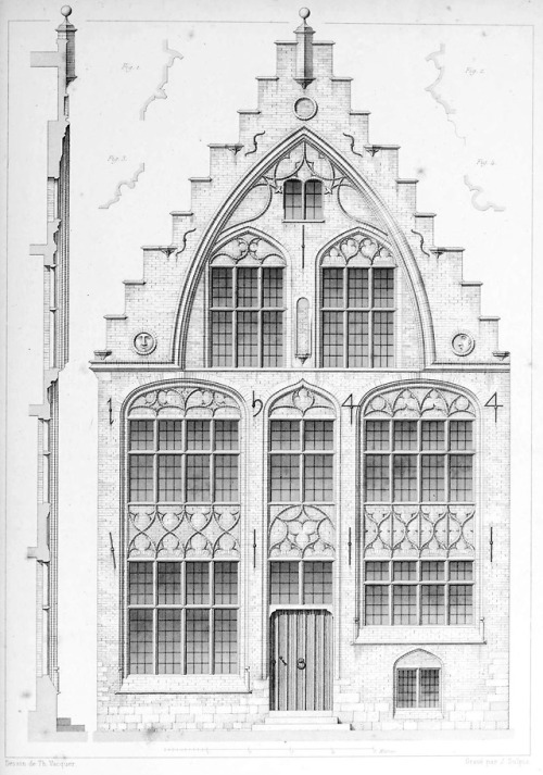 archimaps:Elevation for a residential building, Ypres