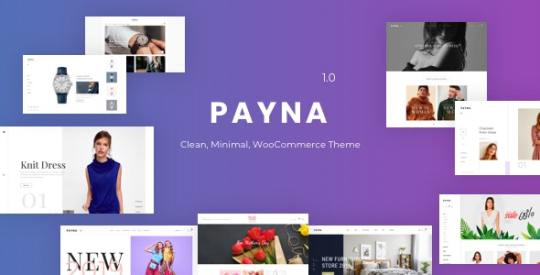Payna v1.0.4 – Clean Minimal WooCommerce Theme Nulled