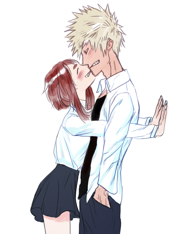 IM KACCHAKO TRASH — KABEDON (Ochako Style) !!! I was talking w/my...