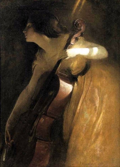 galdrigge:John White Alexander (1856 - 1915) A Ray of...