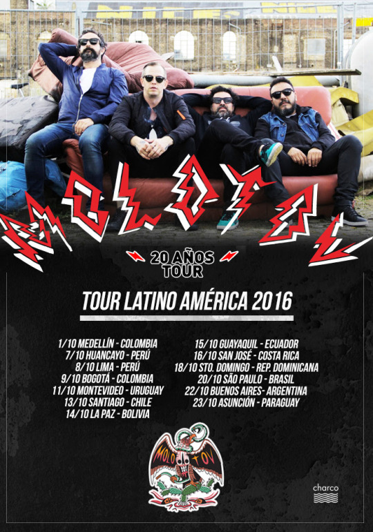 Molotov festeja 20 años con gira por Latinoamérica Parlante.cl