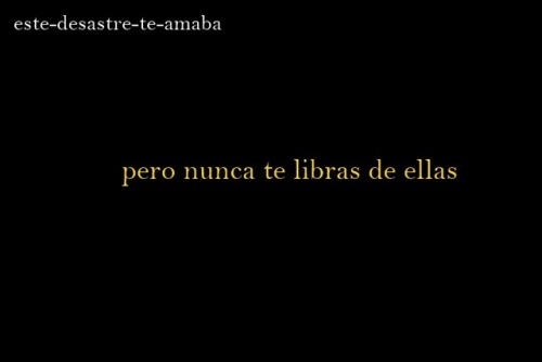 este-desastre-te-amaba:La sinfonía del alma.