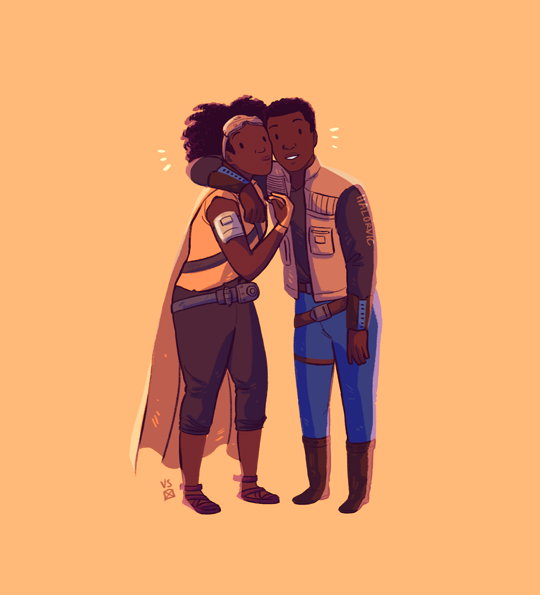 Finn and Jannah by Vic : r/EbonyImagination