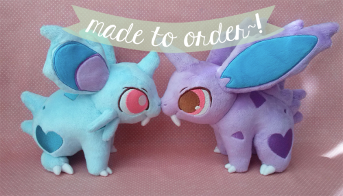 sugarstitchplush:♥~ Nidoran pairs will be up for preorder in my...