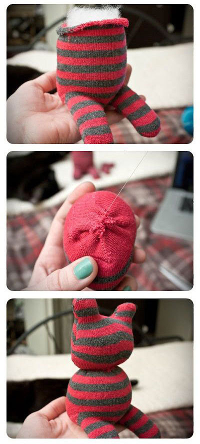 diy sock teddy bear